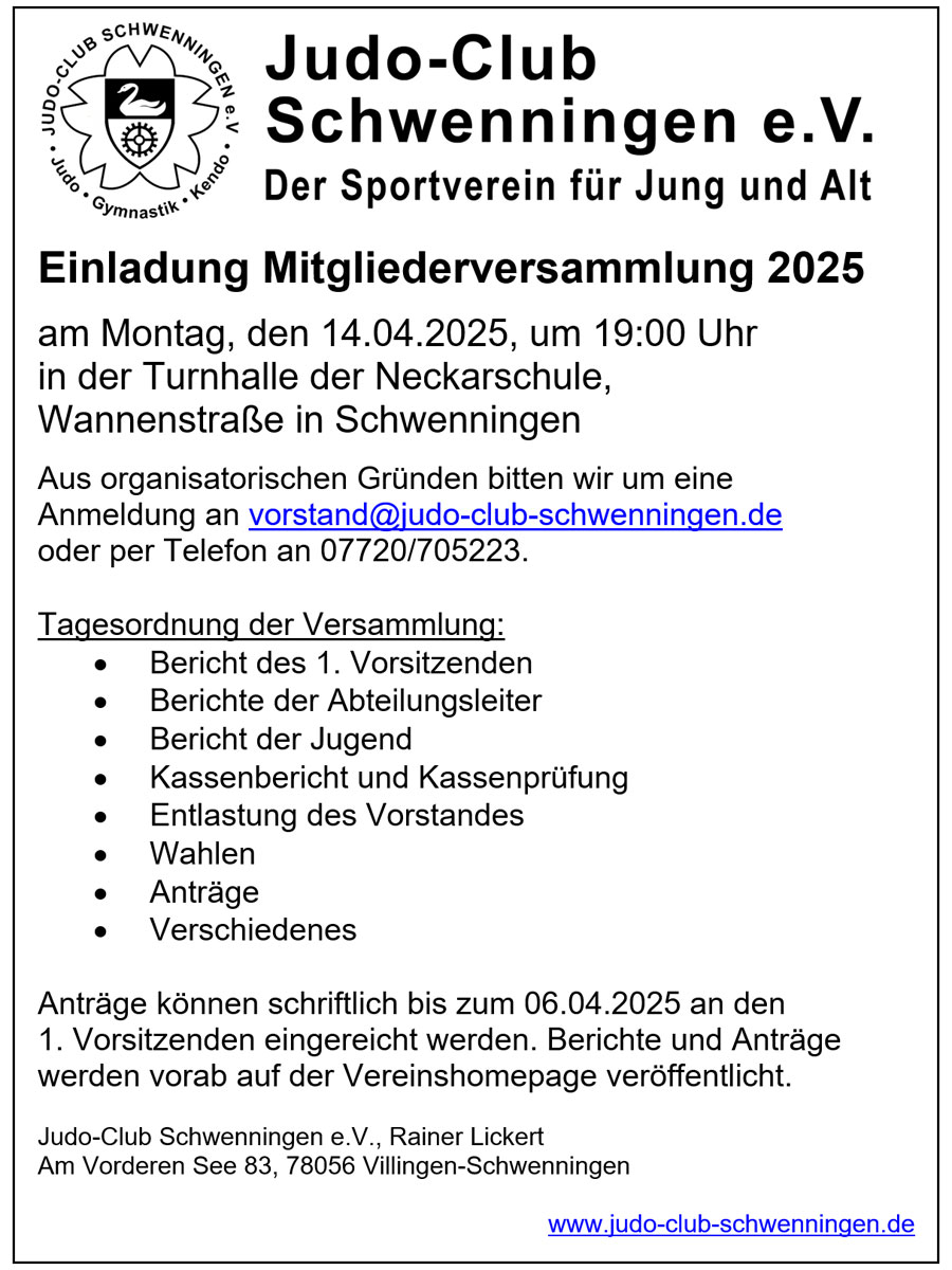 Judo-Club Schwenningen e.V.